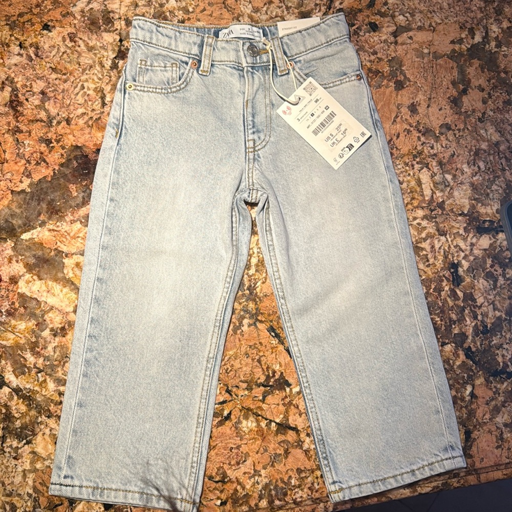 Zara boys light blue denim jeans.